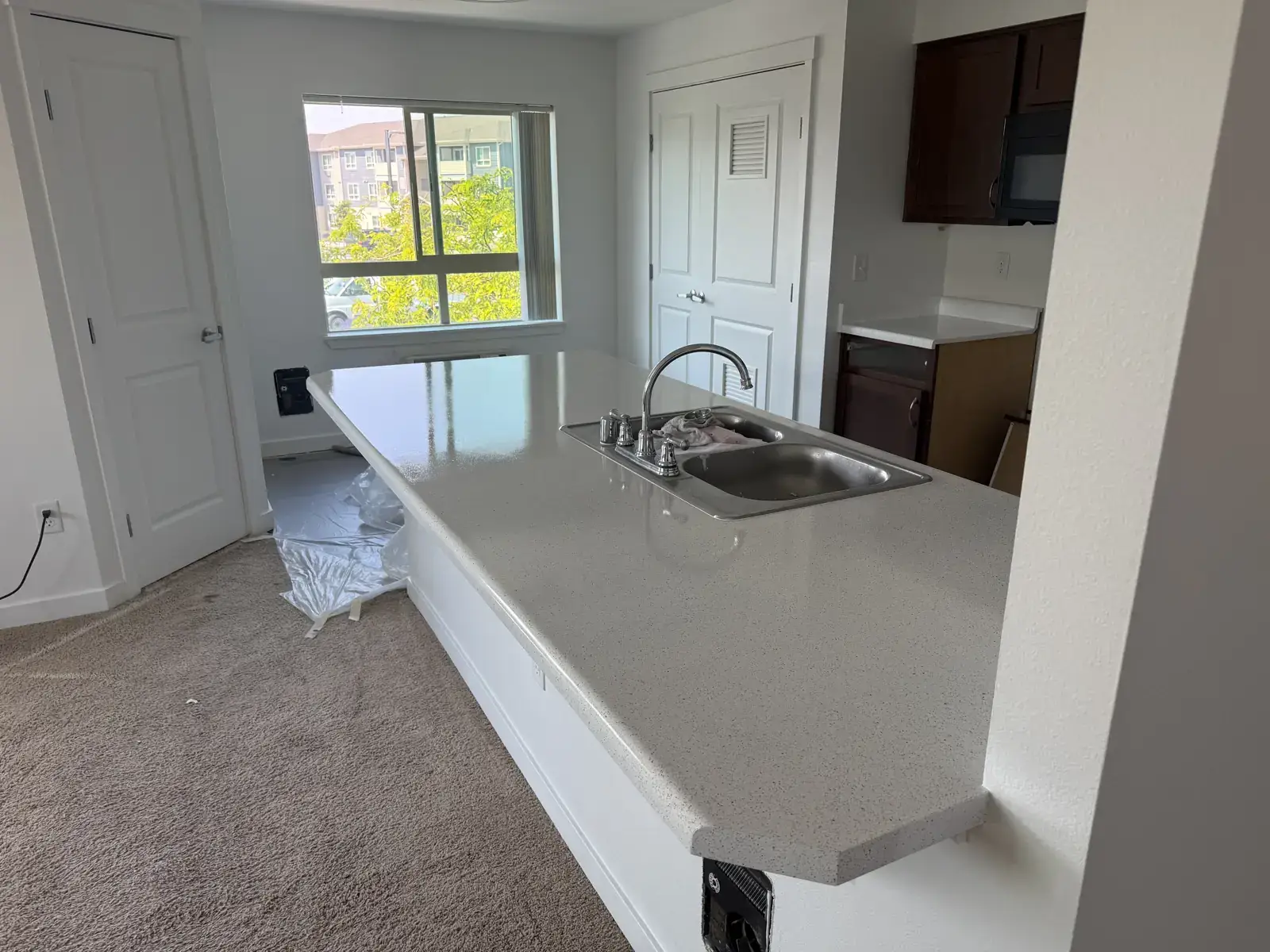 Countertop resurfaced by Grit Co in Central Washington
